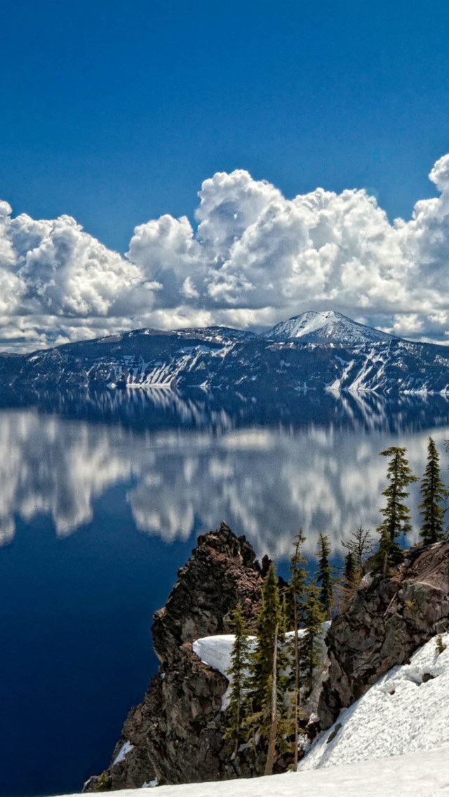 海水 大海 海浪 海岸 苹果手机高清壁纸 640x11