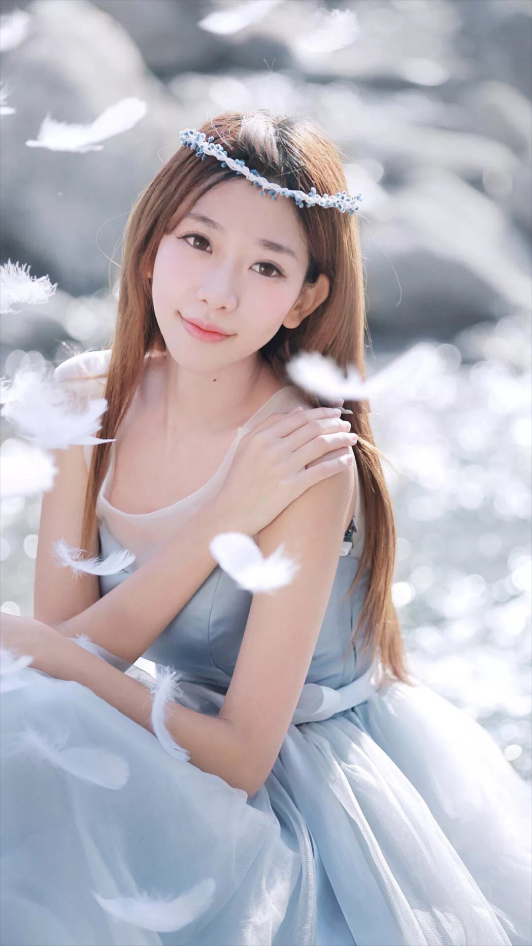 s曲线欧美美女街拍 苹果手机高清壁纸 1080x1920_爱思