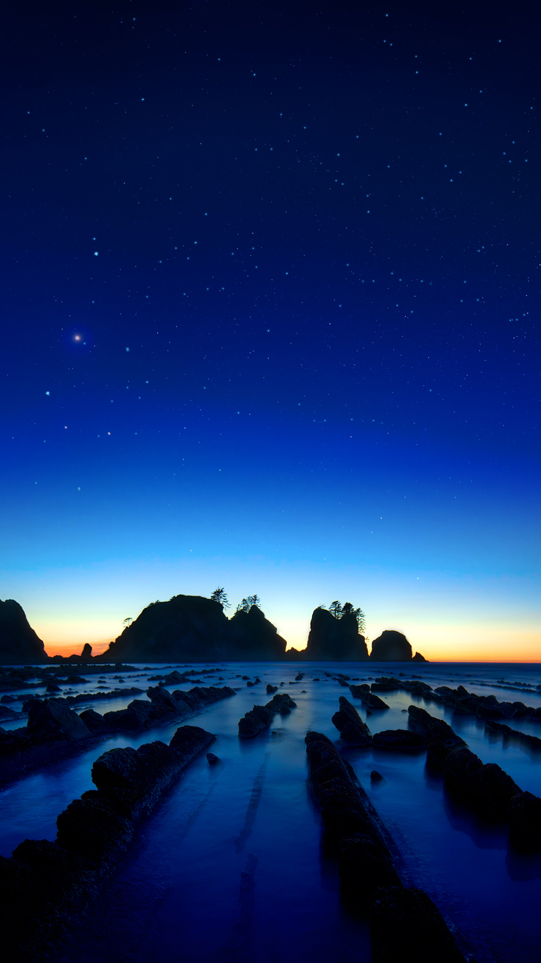 星空 蓝色 夜景