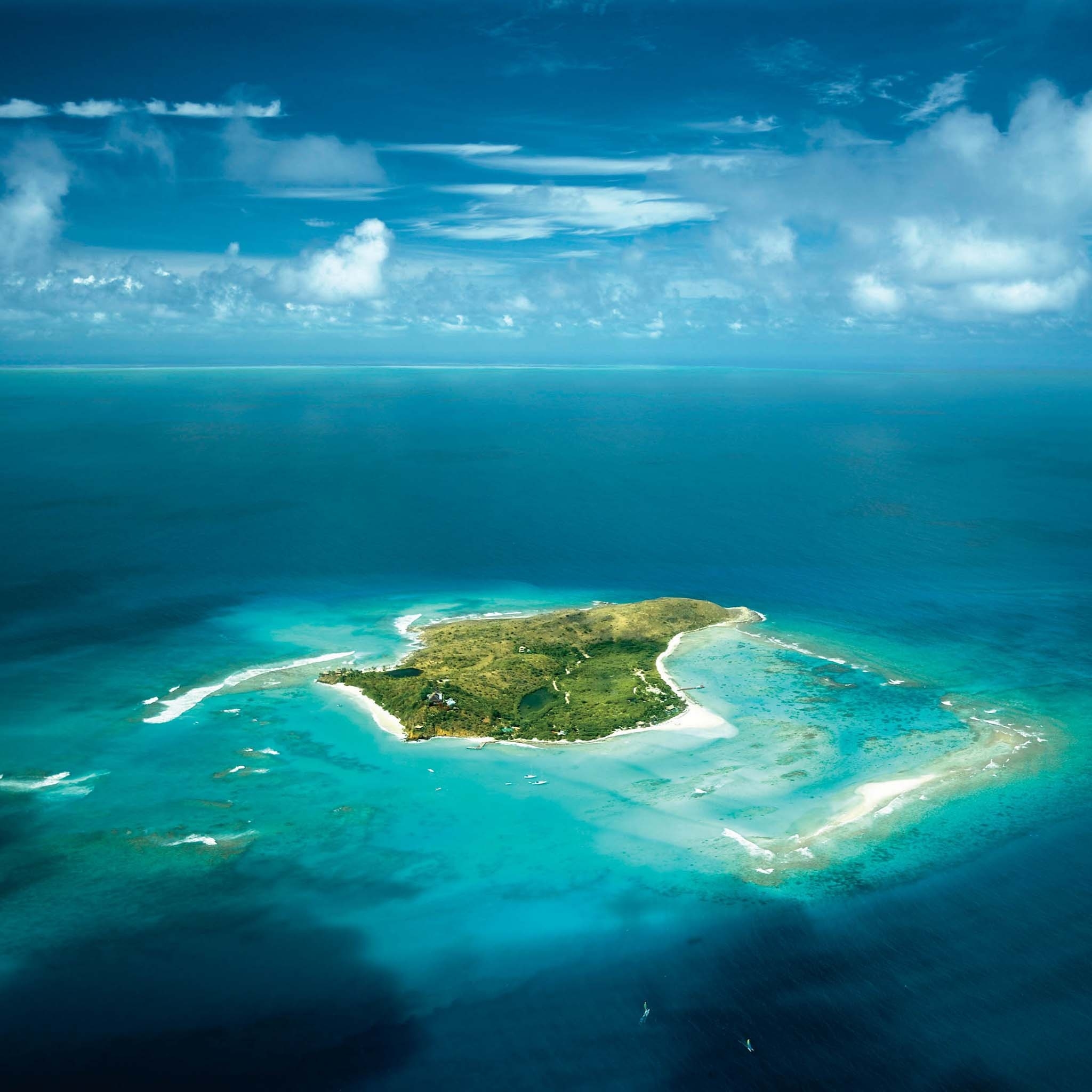 石块 海边 堆积 海浪 苹果手机高清壁纸 2048x2