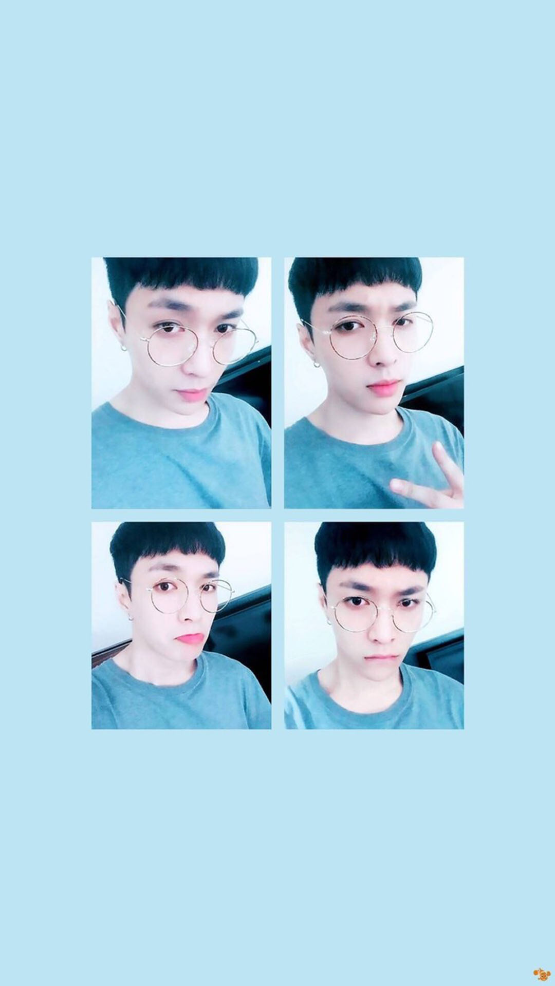张艺兴 exo 小绵羊 歌手 明星 艺人 四连拍