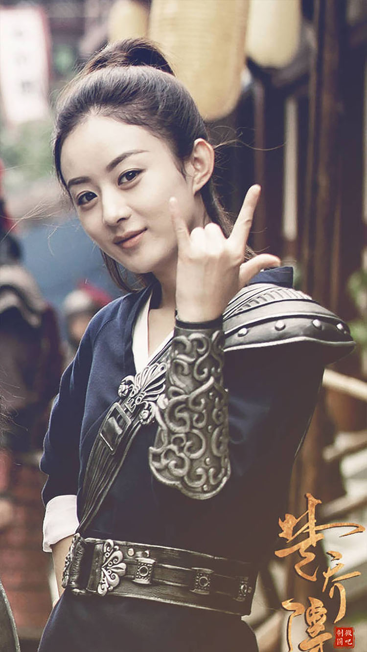 可爱萌妹子赵丽颖唯美古装剧照 苹果手机高清