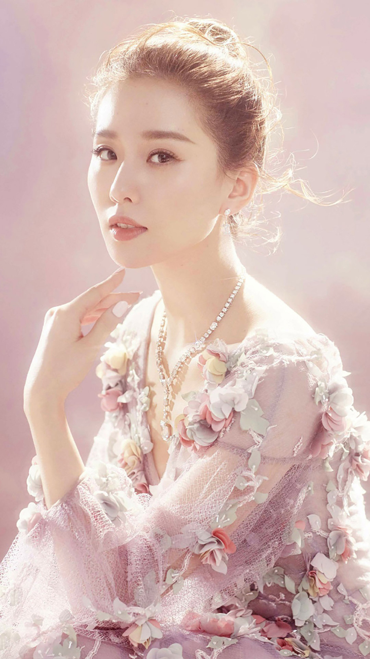 唯美 花仙子 刘诗诗 梦幻 粉色 明星 演员