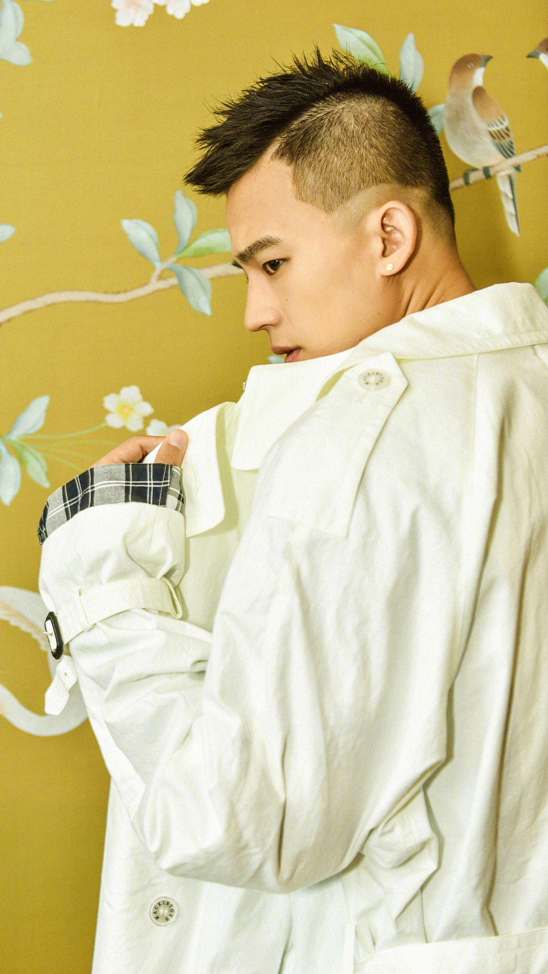 杨烁 演员 明星 艺人 酒窝 时尚 写真 苹果手机高