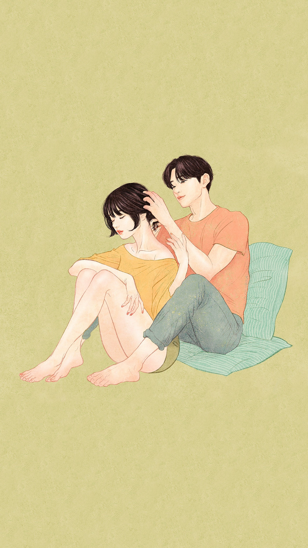 情侣 男女 插画 爱情