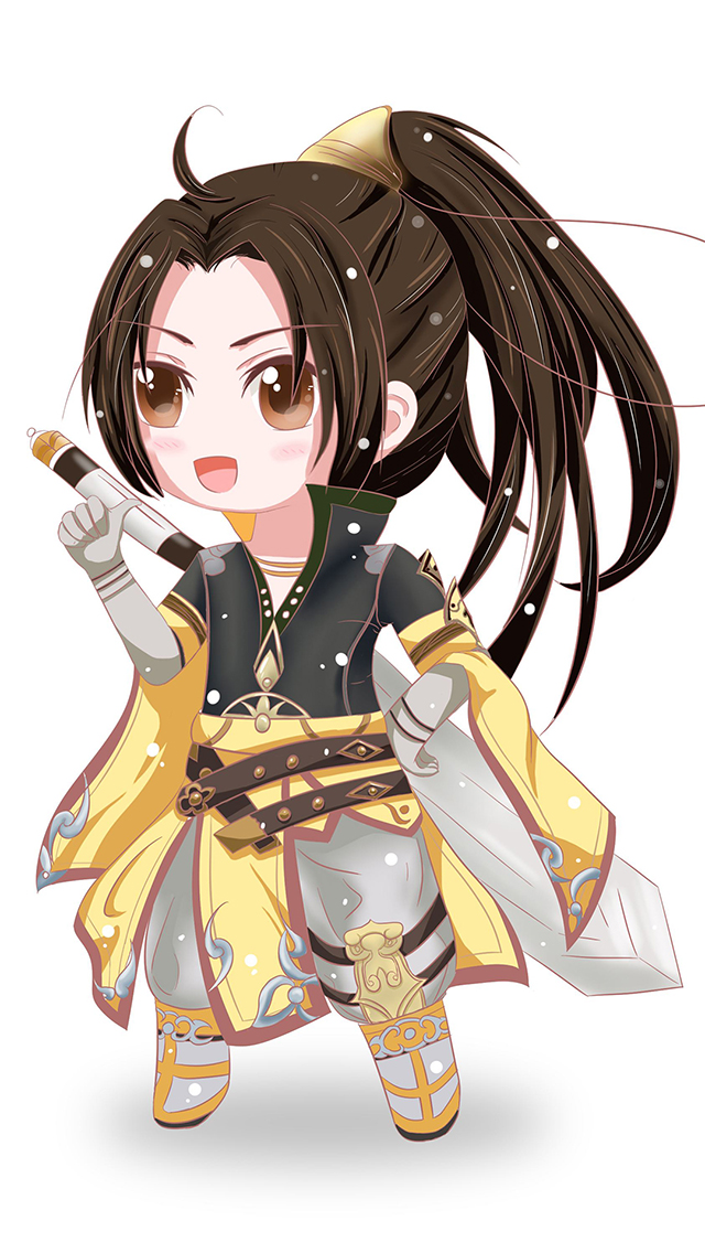 剑网3 万花 原画 古风 角色 苹果手机高清壁纸