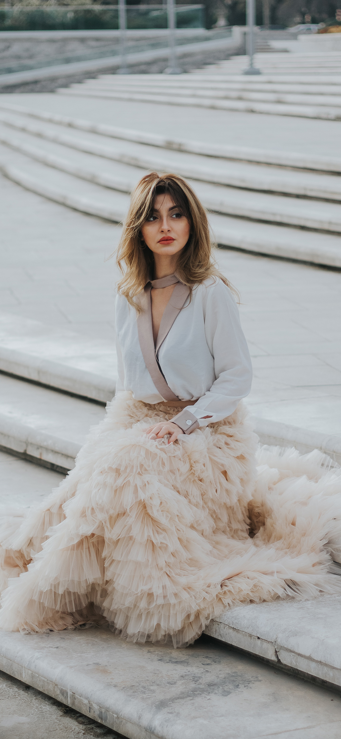 宋祖儿 演员 童星 时尚 写真 色彩 苹果手机高清