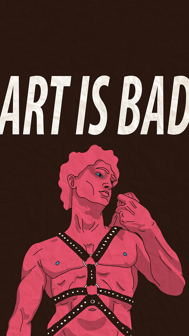 个性 创意 黑白 文字 苹果手机高清壁纸 640x11