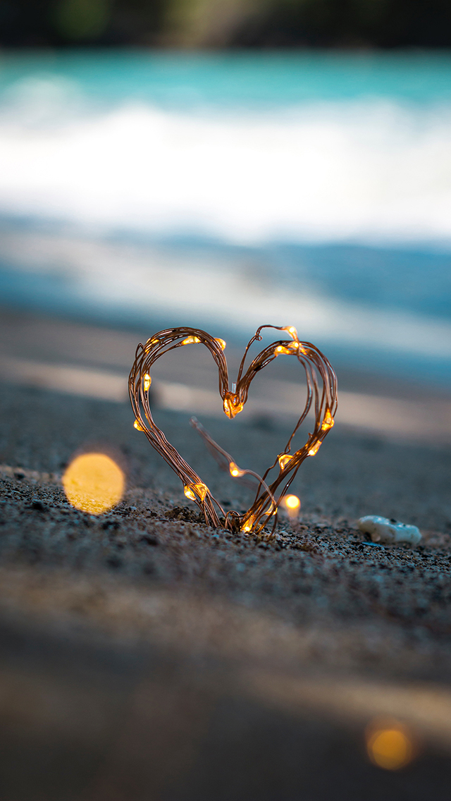 情侣 花束 爱情 插画 苹果手机高清壁纸 640x11