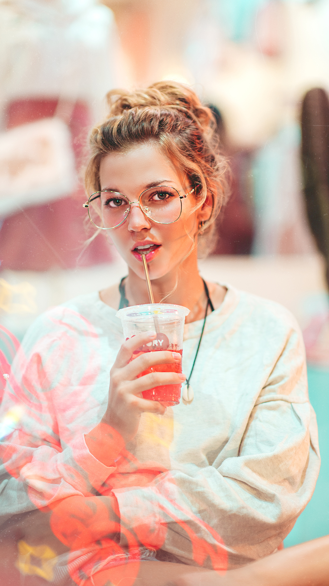 谢娜 主持人 演员 歌手 苹果手机高清壁纸 1080