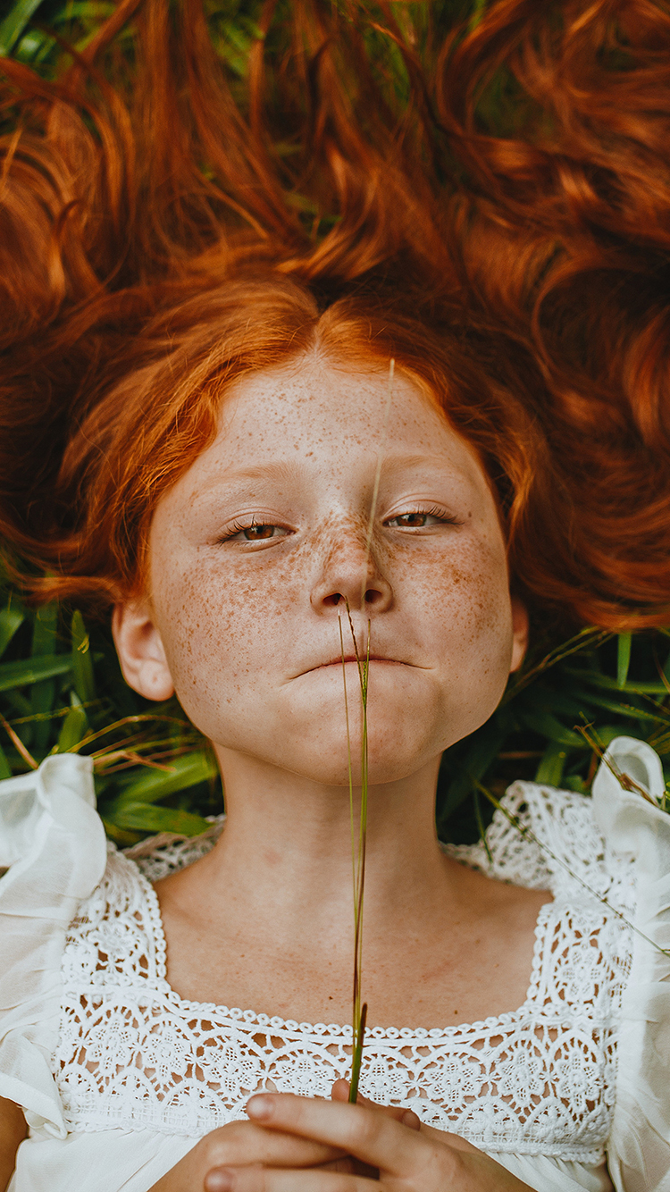 哈琳 可爱 古装 素以 台阶 苹果手机高清壁纸 7