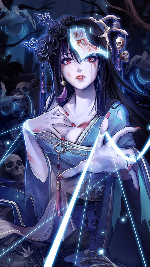 剑网3 古风 原画 长歌 苹果手机高清壁纸 640x1