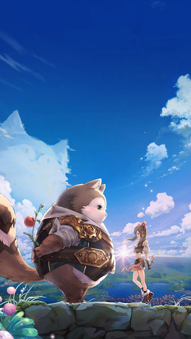 阴阳师 日系 手游 原画 苹果手机高清壁纸 640x