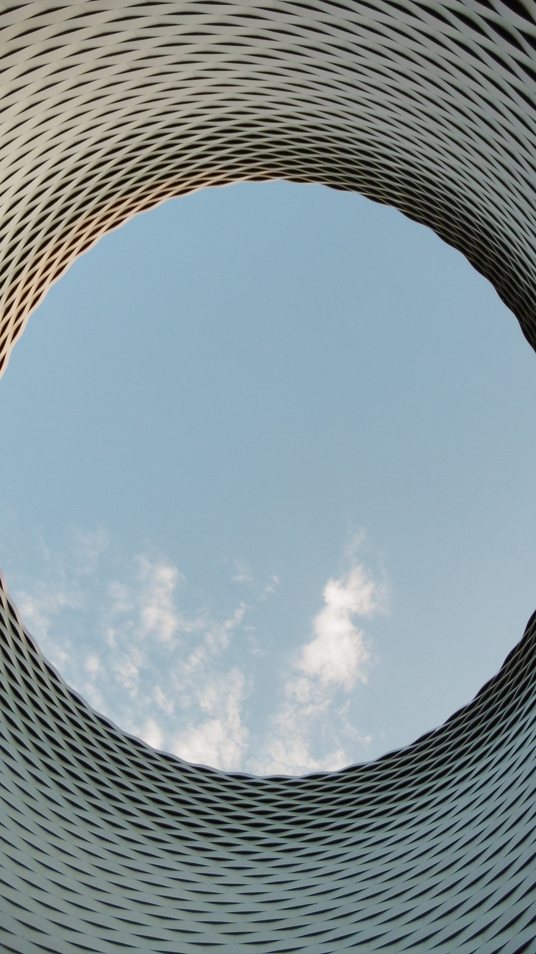 蓝天白云 涂鸦墙 潮流 苹果手机高清壁纸 1080