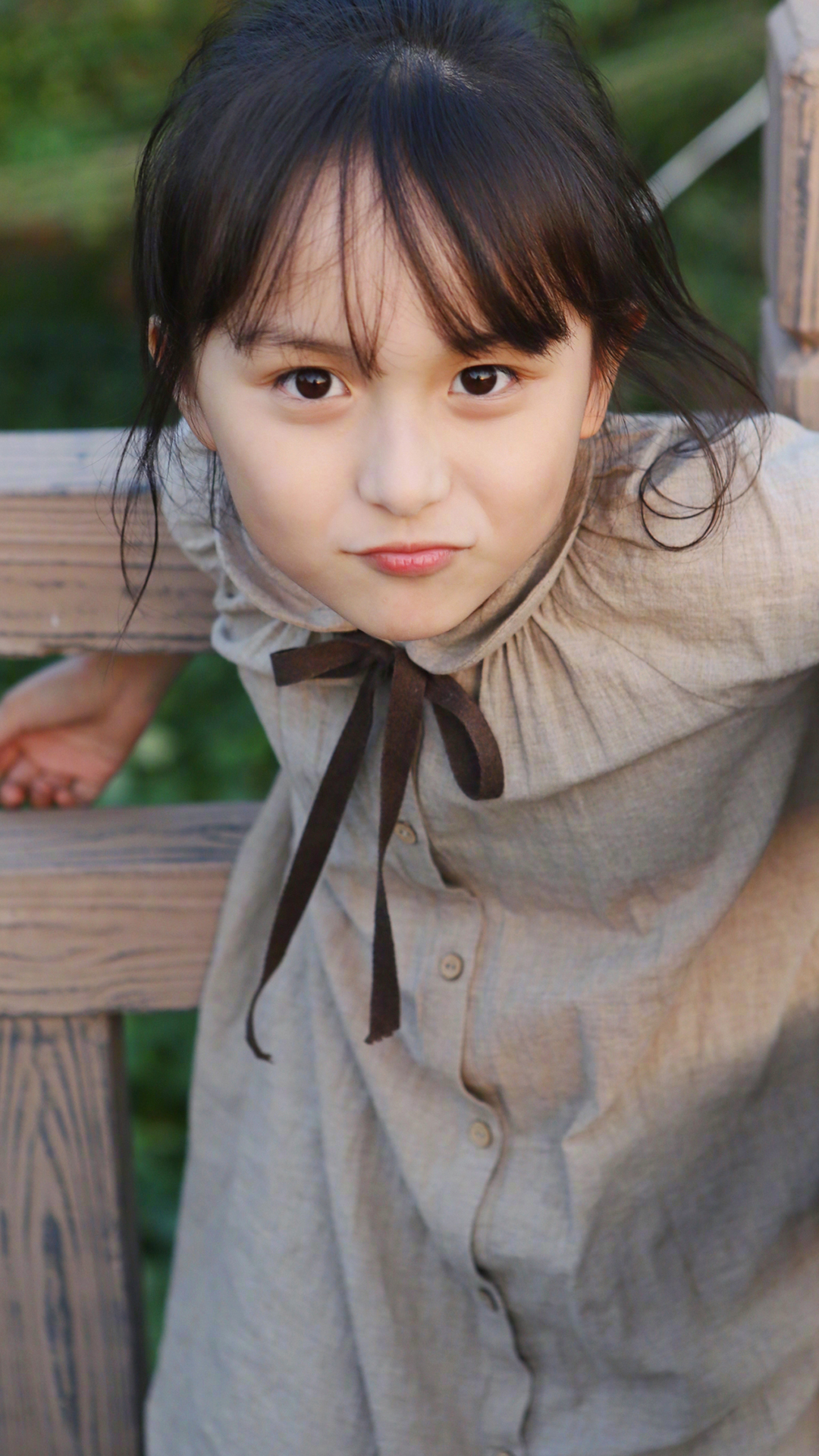 可爱 刘楚恬 小女孩 苹果手机高清壁纸 1080x1920