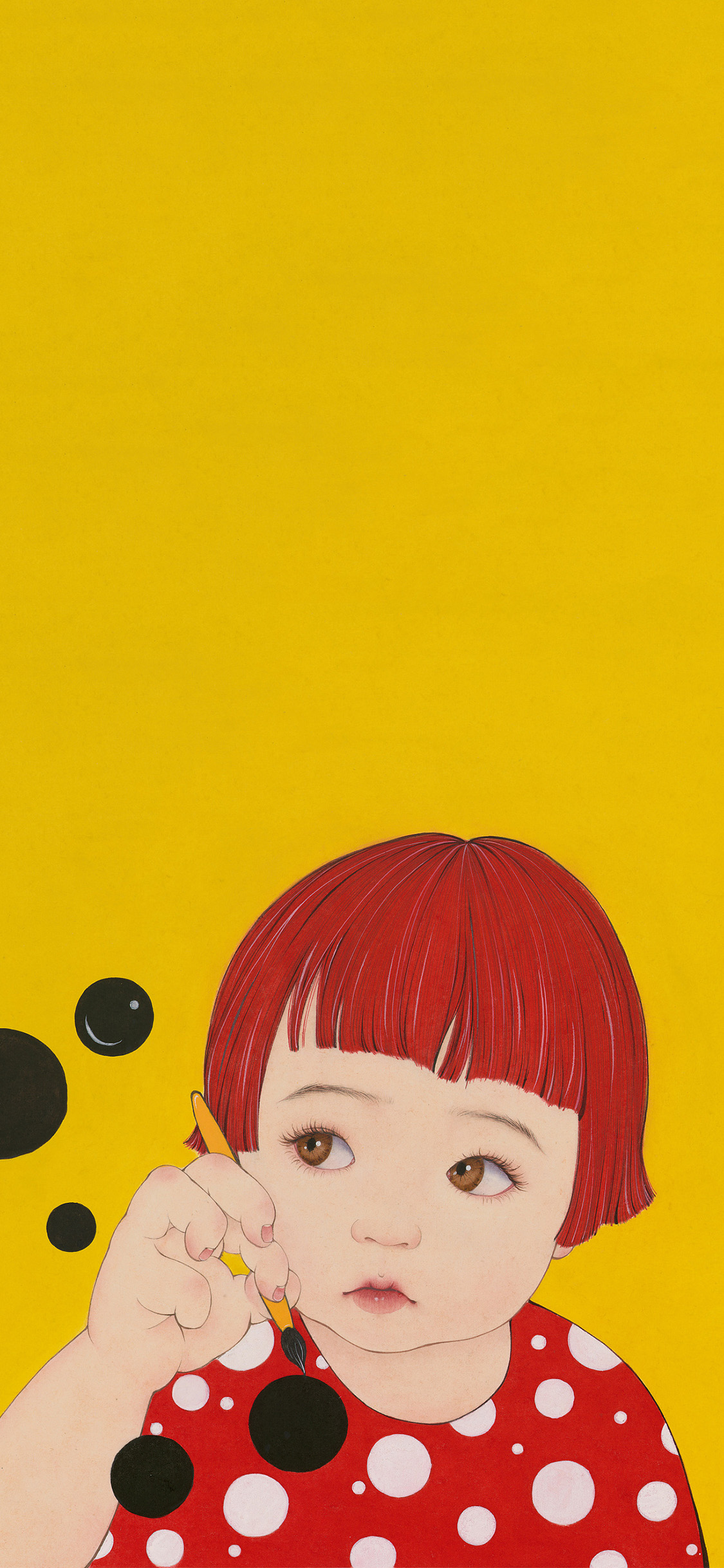 插画 青蛇 张曼玉 古风 苹果手机高清壁纸 1125