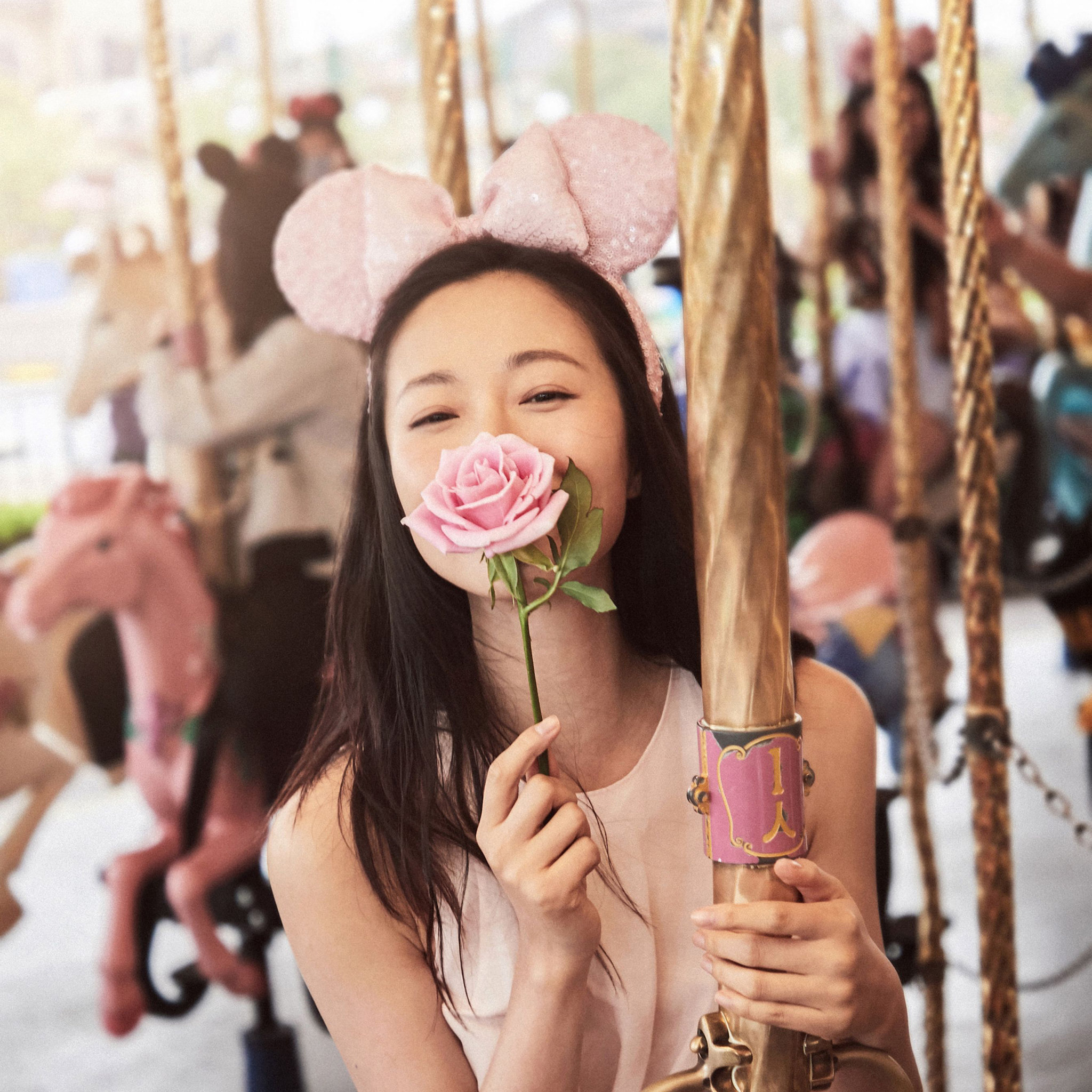 江一燕 演员 明星 艺人 旋转木马 苹果手机高清