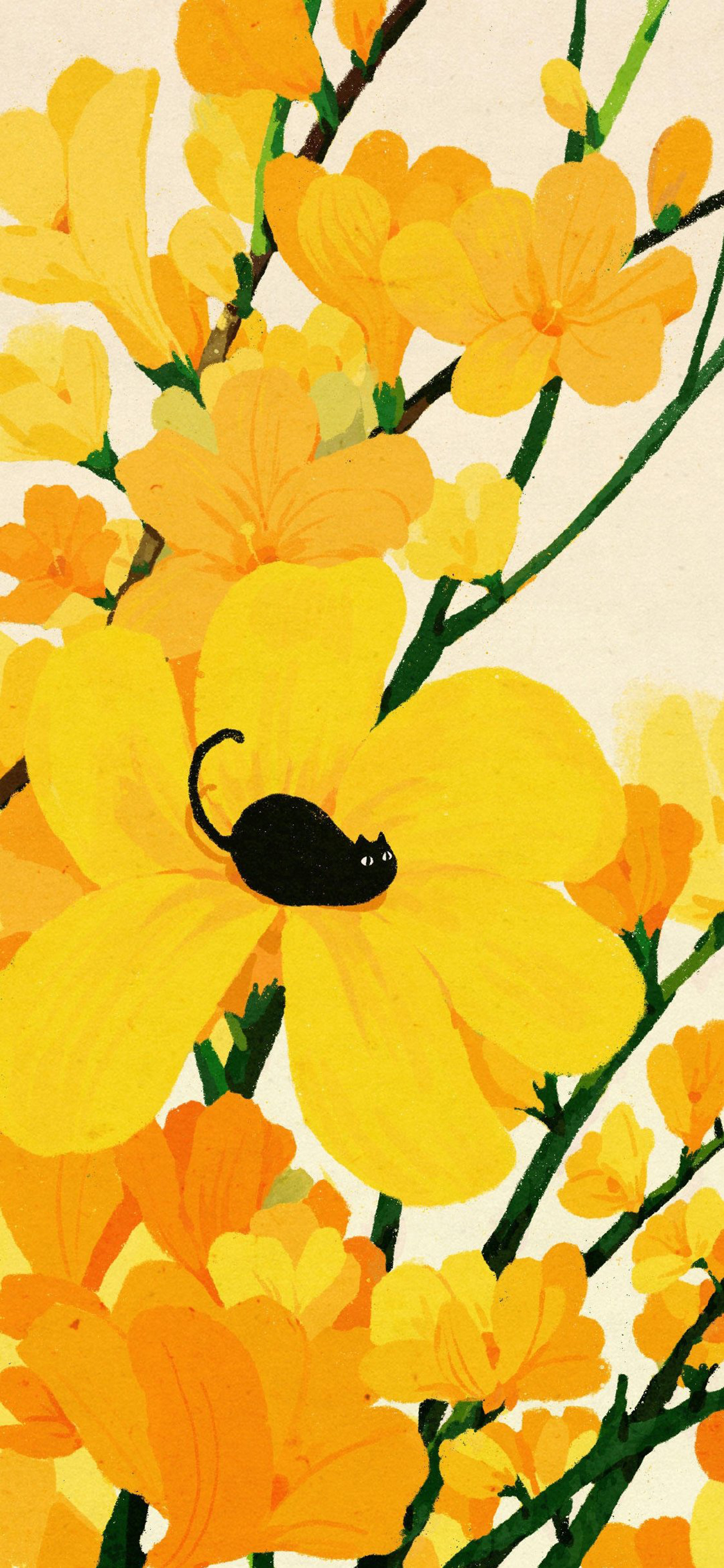 插画 青蛇 张曼玉 古风 苹果手机高清壁纸 1125