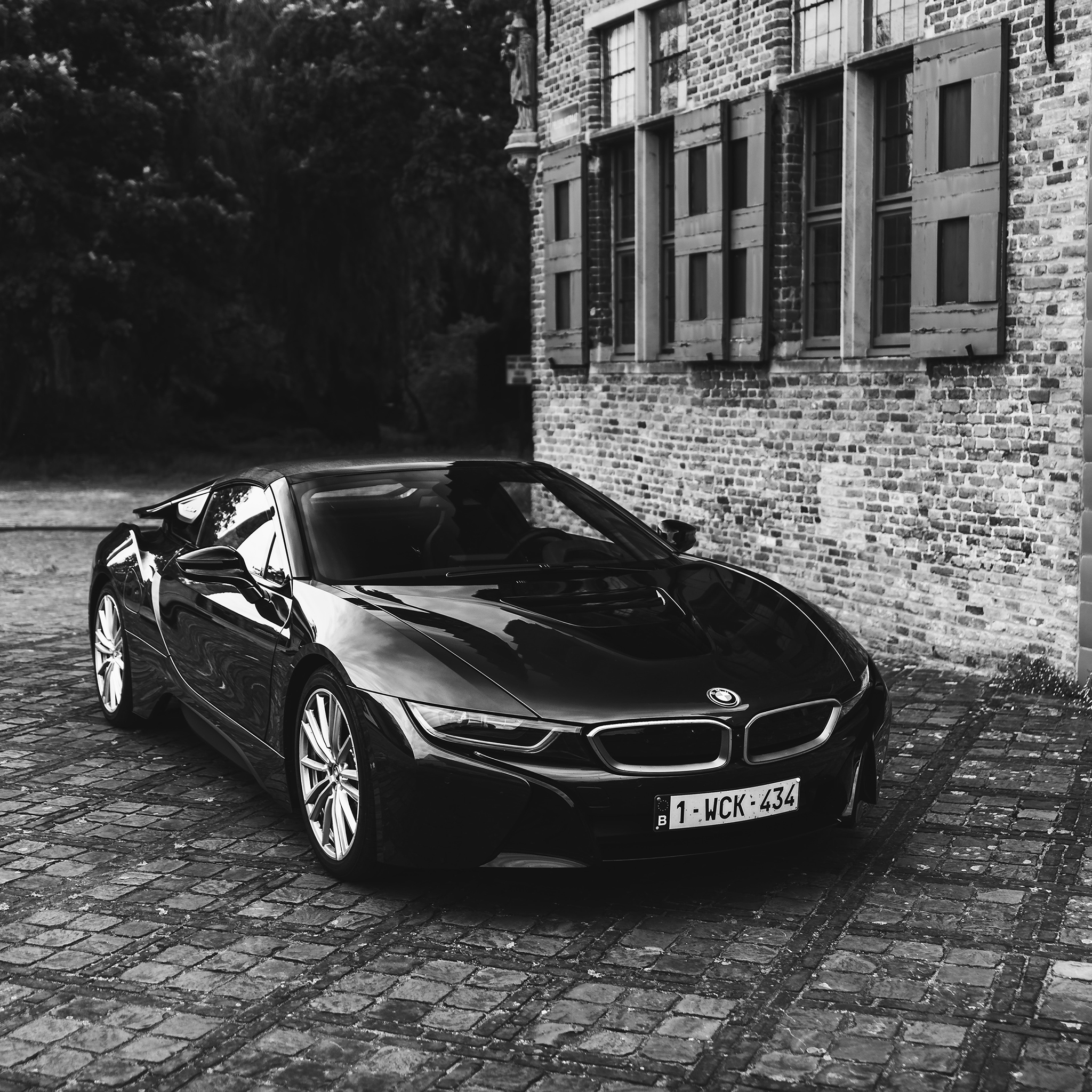 汽车 酷车 奔驰 彩色 苹果手机高清壁纸 2048x2