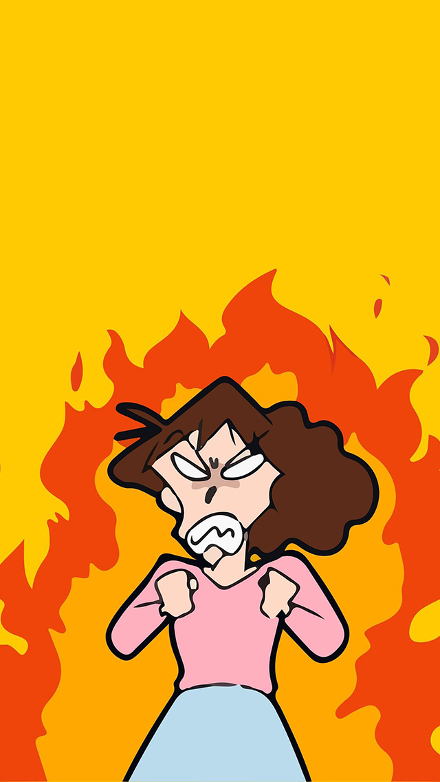 日系 插图 书信 和风 苹果手机高清壁纸 640x11