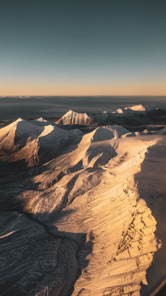 山水 风景 蓝天 白云 苹果手机高清壁纸 640x11